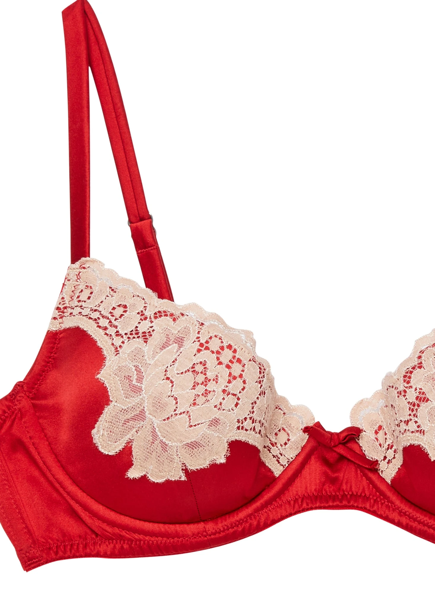 Fleur Du Mal James Lace Lined Demi Bra 7 Fleur Du Mal James Lace Lined Demi Bra - Image 7