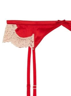 Fleur Du Mal James Lace Garter -Sexy Wear Hub jameslacegarterflat2