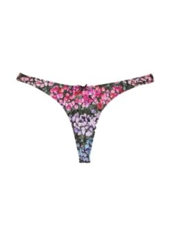 Fleur Du Mal Jersey High Leg Thong -Sexy Wear Hub jerseythongflat1