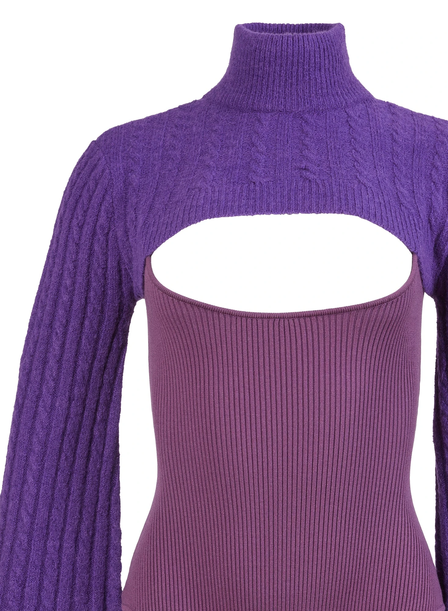 Fleur Du Mal Knit Cutout Front Bodysuit 6 Fleur Du Mal Knit Cutout Front Bodysuit - Image 6