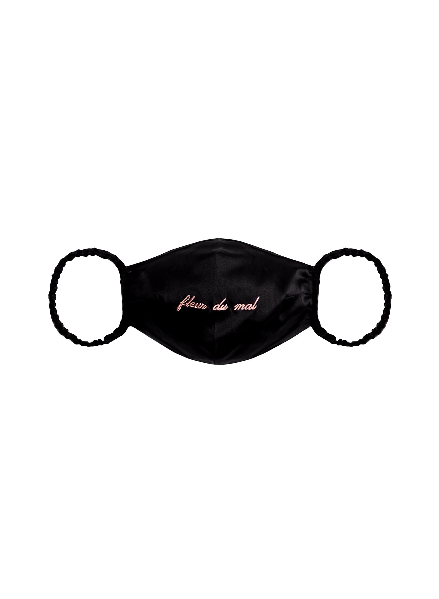 Fleur Du Mal Logo Silk Face Mask 1 Fleur Du Mal Logo Silk Face Mask