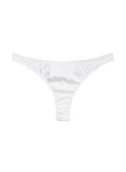 Fleur Du Mal Luxe Thong -Sexy Wear Hub luxethongivoryflat1