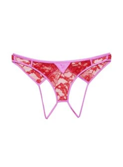 Fleur Du Mal Magnolia Lace Ouvert Panty -Sexy Wear Hub magnoliaouvertflat1
