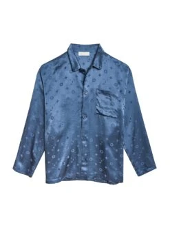 Fleur Du Mal Men's Silk Jacquard PJ Top 10 Fleur Du Mal Men's Silk Jacquard PJ Top -Sexy Wear Hub menspjtopflat1