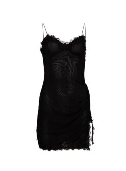 Fleur Du Mal Mesh & Lace Mini Slip -Sexy Wear Hub meshdressflat1