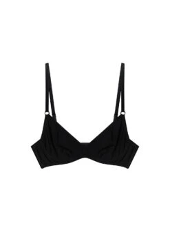 Fleur Du Mal Organic Cotton Unlined Demi Bra -Sexy Wear Hub organiccottondemiflat1