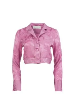 Fleur Du Mal Paisley Jacquard Cropped Top -Sexy Wear Hub paisleyjacquardtopflat1