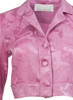 Fleur Du Mal Paisley Jacquard Cropped Top -Sexy Wear Hub paisleyjacquardtopflat2