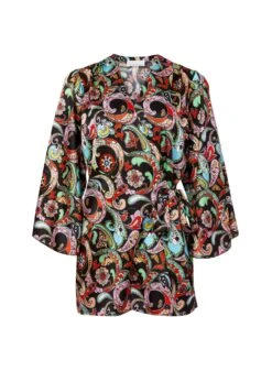 Fleur Du Mal Angel Sleeve Romper 14 Fleur Du Mal Angel Sleeve Romper -Sexy Wear Hub paisleyromperflat1