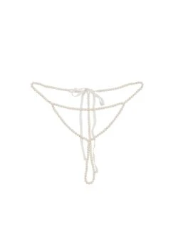 Fleur Du Mal Pearl Thong 10 Fleur Du Mal Pearl Thong -Sexy Wear Hub pearlthongflat1