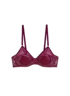 Fleur Du Mal Frankie Lace PVC Bebe Bra 11 Fleur Du Mal Frankie Lace PVC Bebe Bra -Sexy Wear Hub pvcbebebraflat1