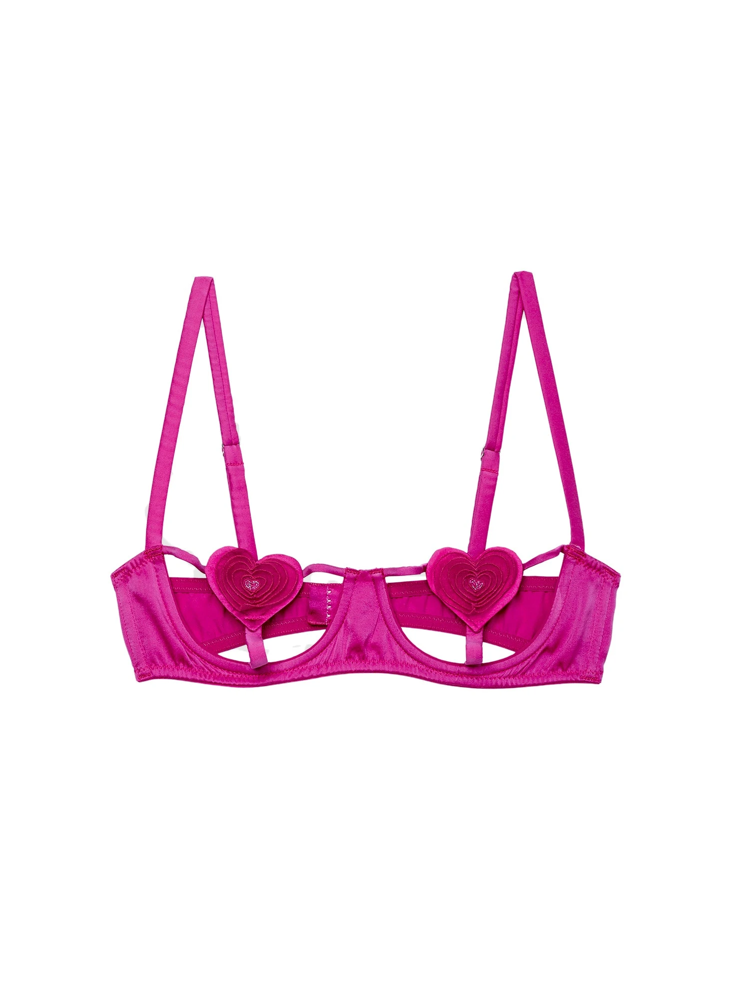 Fleur Du Mal Queen Of Hearts Balconette Bra 3 Fleur Du Mal Queen Of Hearts Balconette Bra - Image 3
