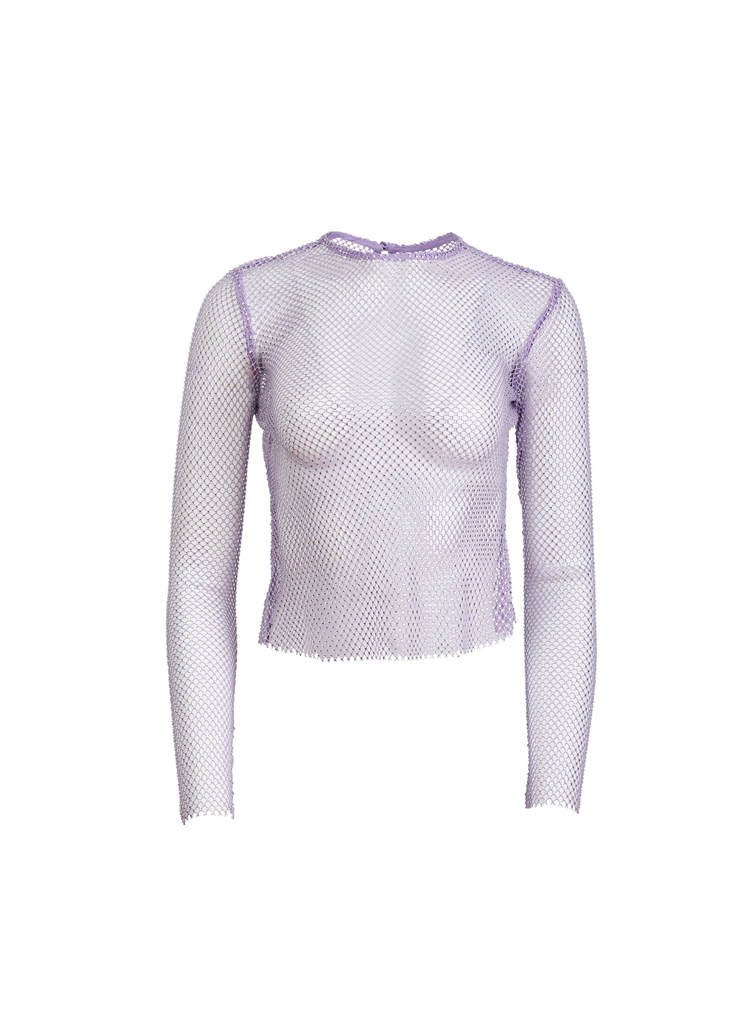 Fleur Du Mal Rhinestone Fishnet Long Sleeve Top 8 Fleur Du Mal Rhinestone Fishnet Long Sleeve Top - Image 8