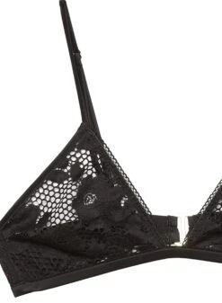 Fleur Du Mal Rosalia Lace Triangle Bra -Sexy Wear Hub rosaliatriangleflat2