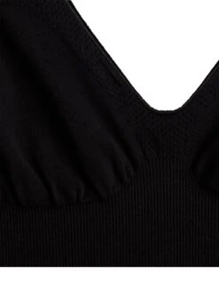 Fleur Du Mal Le Body Seamless Bralette 15 Fleur Du Mal Le Body Seamless Bralette -Sexy Wear Hub seamlessbraletteblackflat2