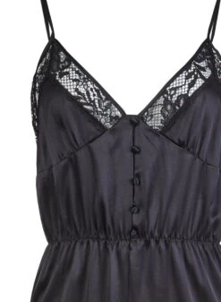 Fleur Du Mal Silk And Lace Jumpsuit -Sexy Wear Hub silkjumpsuitflat2