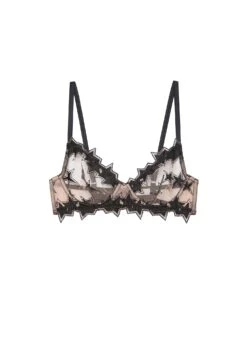 Fleur Du Mal Fuller Cup Super Star Embroidery Demi Bra 10 Fleur Du Mal Fuller Cup Super Star Embroidery Demi Bra -Sexy Wear Hub starbraflat1